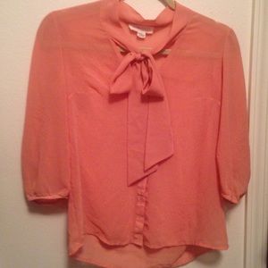 F21 button up blouse